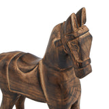 natural rocking horse