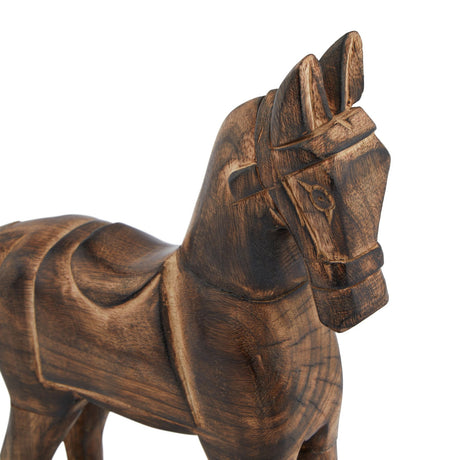 natural rocking horse