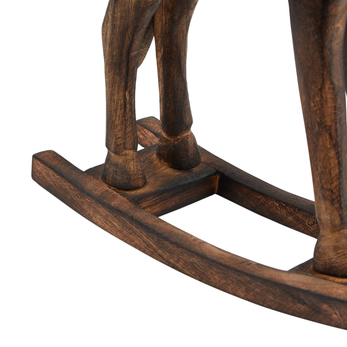 natural rocking horse