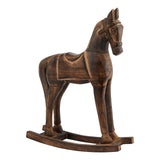 natural rocking horse