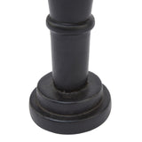 minimalist black wooden nutcracker decoration