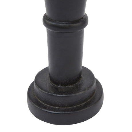 minimalist black wooden nutcracker decoration