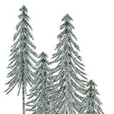 small snowy spindle tree quad in wood log