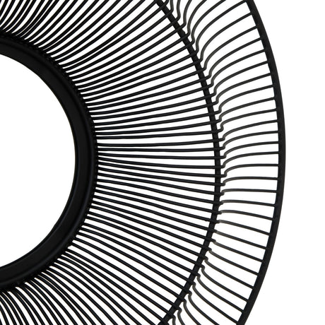 chico black wire mirror