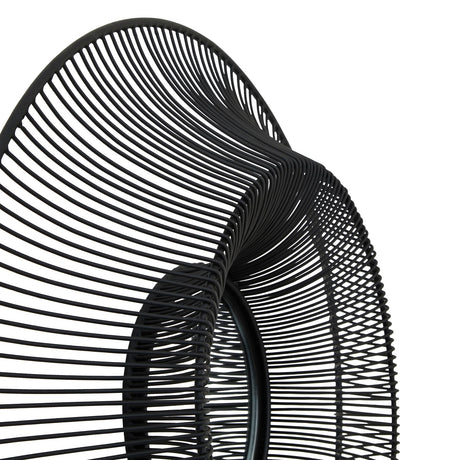 chico black wire mirror