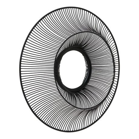 chico black wire mirror