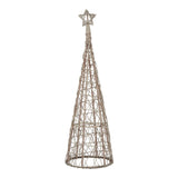 Esme LED Wicker Tree With Star