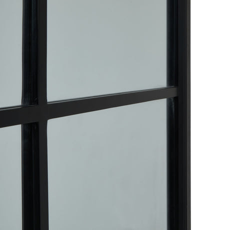 black wood xl window mirror
