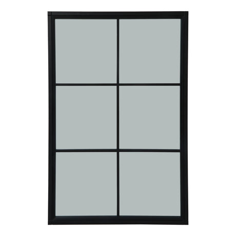 black wood xl window mirror