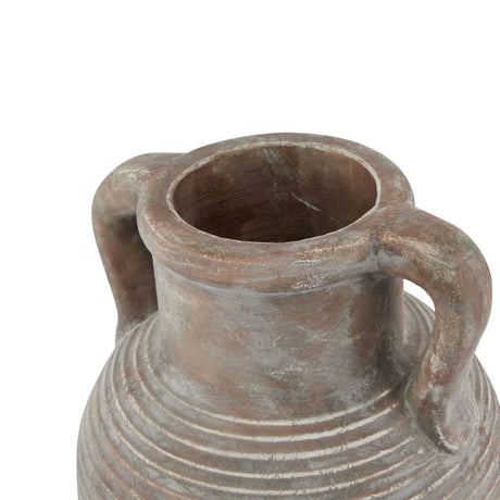 siena large brown amphora pot