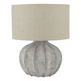 Jeanne Antique White Flute Lamp