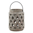 siena brown large lattice lantern