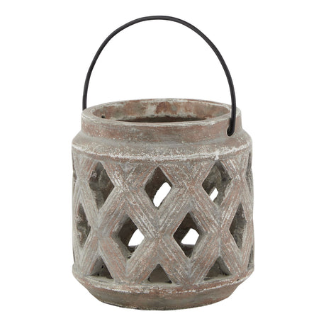 siena brown lattice lantern