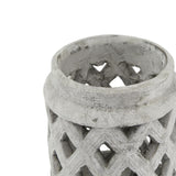 athena stone large lattice lantern
