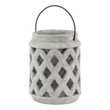 athena stone large lattice lantern