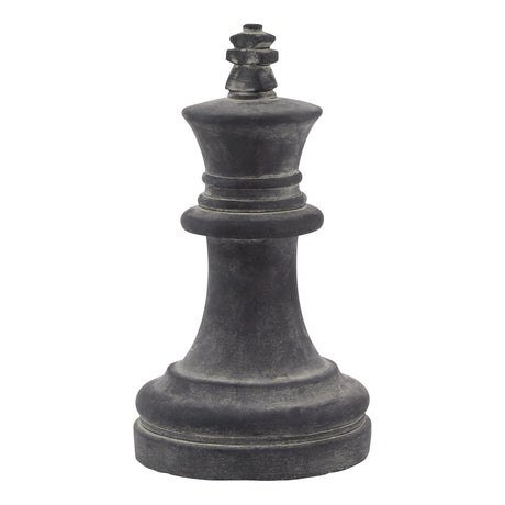 amalfi grey king chess piece