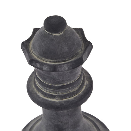 amalfi grey queen chess piece