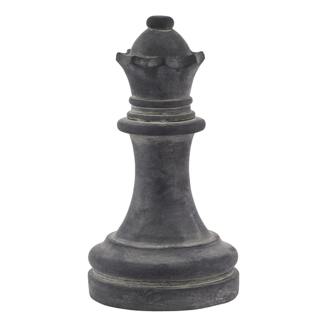 amalfi grey queen chess piece