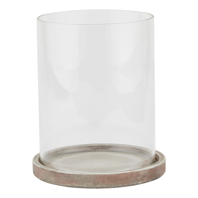 siena brown large hurricane lantern