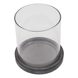 amalfi grey hurricane lantern