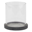 amalfi grey hurricane lantern