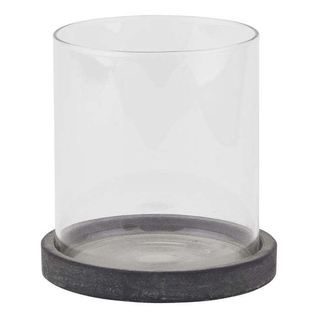 amalfi grey hurricane lantern