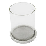 athena stone large hurricane lantern