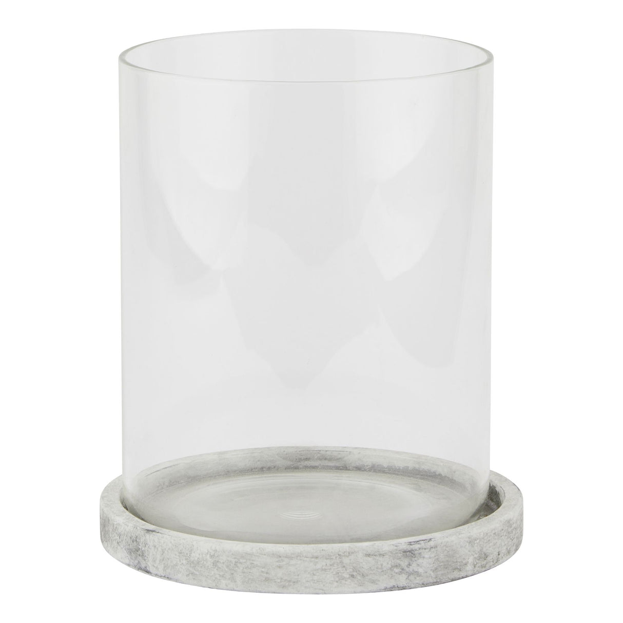 athena stone large hurricane lantern