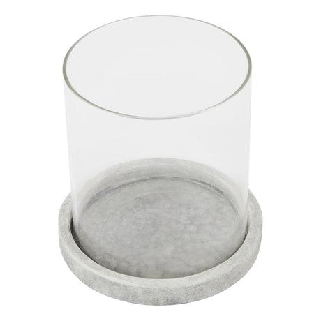 athena stone hurricane lantern