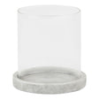 athena stone hurricane lantern