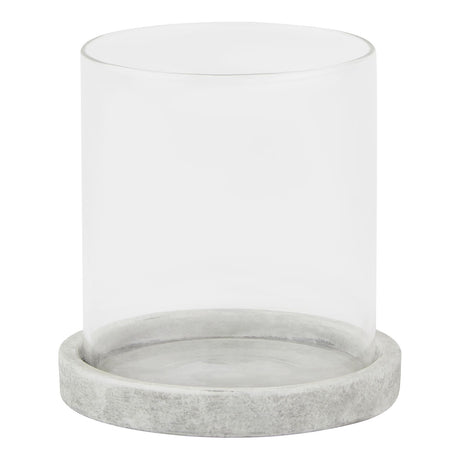 athena stone hurricane lantern