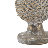Margot Stone Effect Pinecone Ornament With Gold Accents