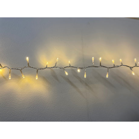 13 6m 44ft 6in plug in led warm white christmas string light