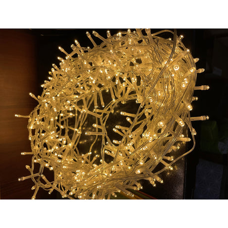13 6m 44ft 6in plug in led warm white christmas string light
