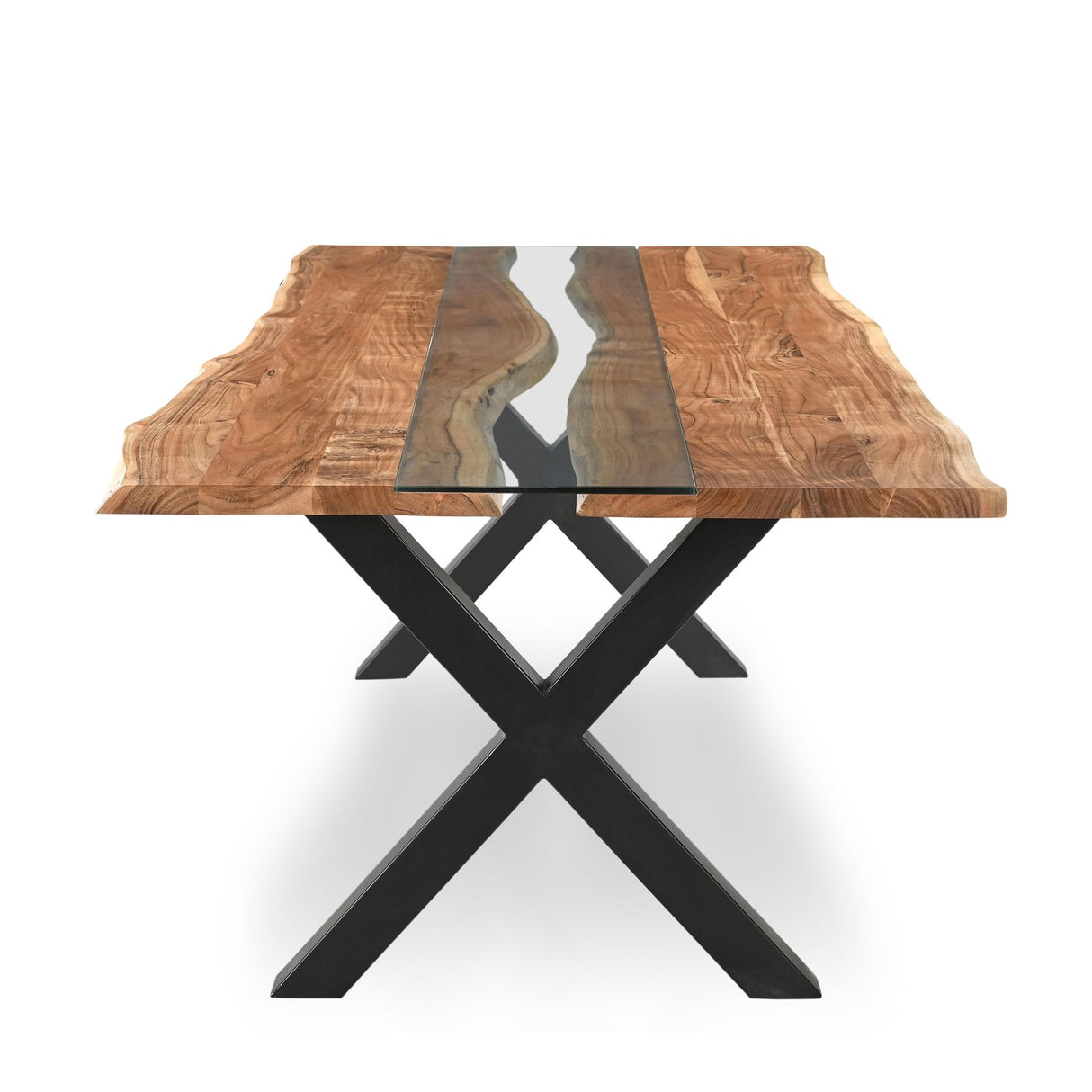 live edge collection large river dining table