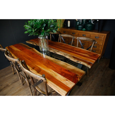 live edge collection large river dining table
