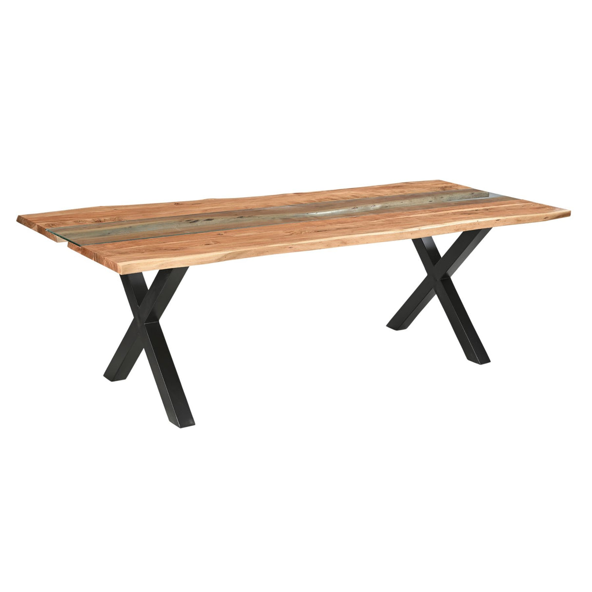 live edge collection large river dining table