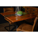 live edge collection square river dining table