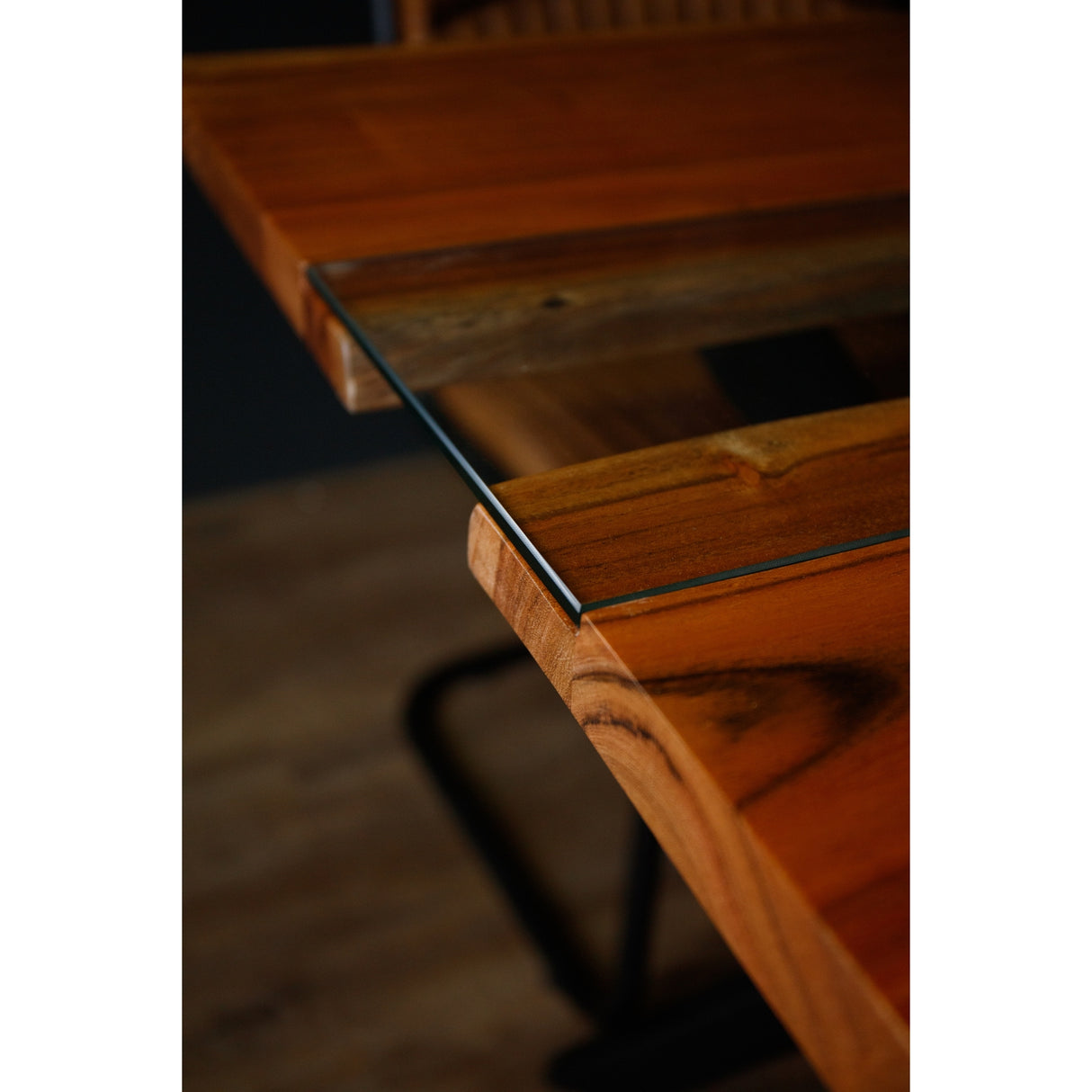 live edge collection square river dining table