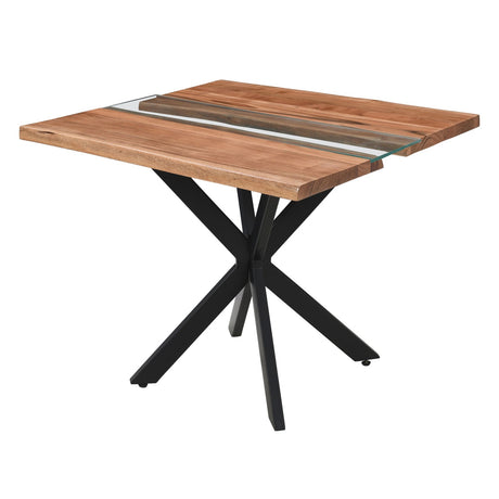live edge collection square river dining table
