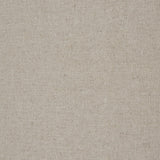 squat white beaded ceramic lamp with linen shade