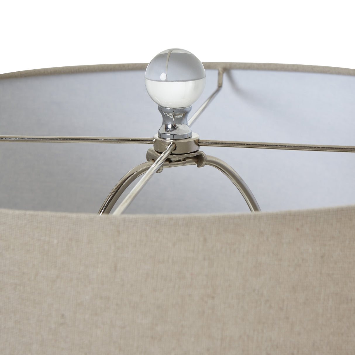 grey shadows table lamp with linen shade