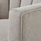 lily swivel chair in oatmeal twill