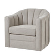 lily swivel chair in oatmeal twill