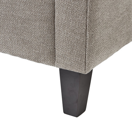 vesper taupe cushion back snuggle chair
