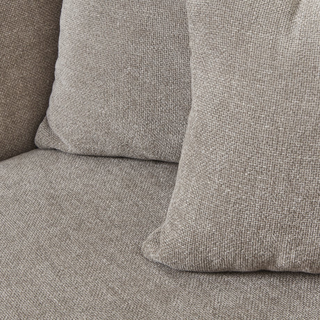 vesper taupe cushion back snuggle chair
