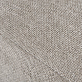 vesper taupe cushion back three seater sofa