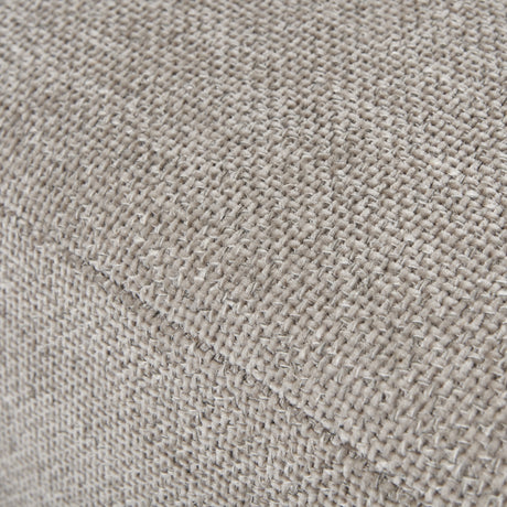 vesper taupe cushion back three seater sofa