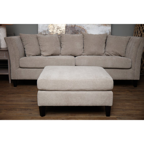 vesper taupe ottoman foot stool