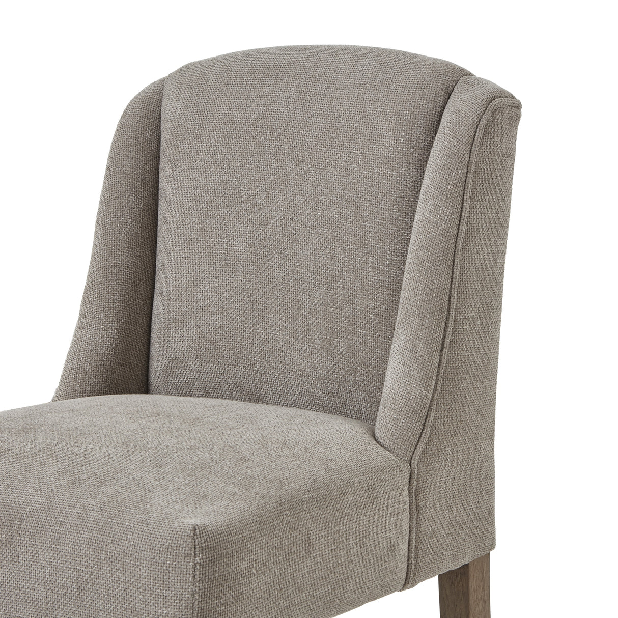 crompton woven taupe dining chair